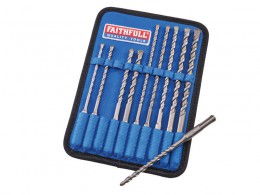 Faithfull 10 Piece SDS Drill Bit Set £14.99